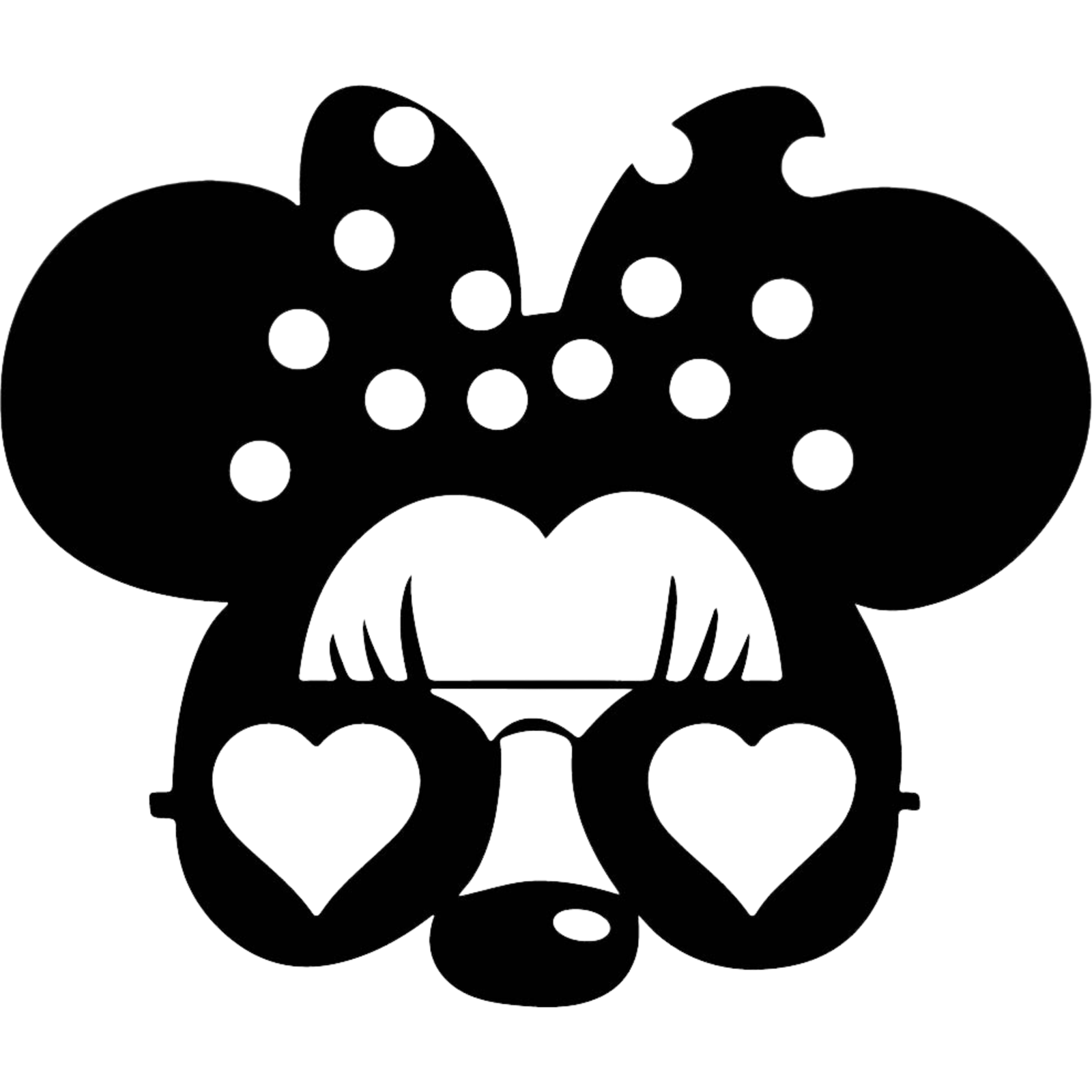 Minnie Mouse with Sunglasses