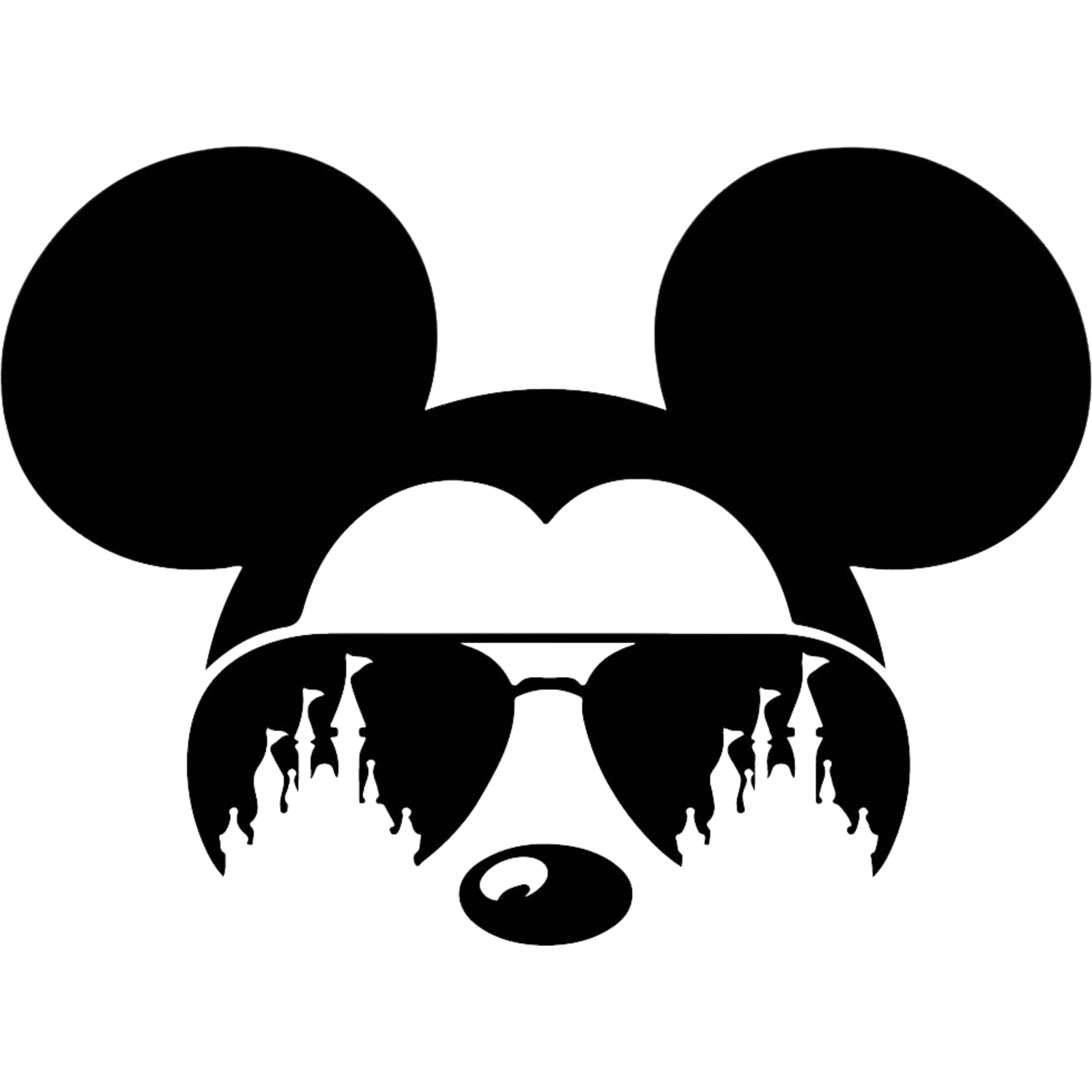 Mickey Mouse with Sunglasses